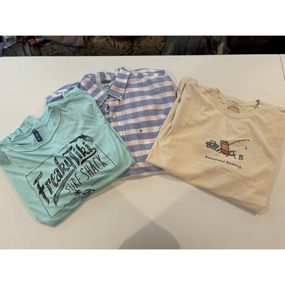 Lot Men's Shirts 2XL Life Is Good Izod - Picture 1 of 12